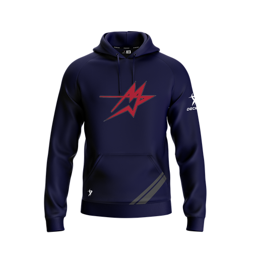 [FOLHSMNV-YXS-LOGO1] Decker Summit Hoodie (Youth XS, Navy, Logo 1)