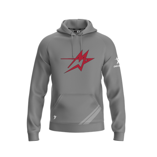 [CUS-DFW-SUHOOD-FLC-LSL-GRY-YXS-LOGO1] Summit Hoodie (Youth XS, Gray, Logo 1)