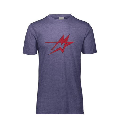 [FTSCUBRY-AS-LOGO1] Decker Men's Tri-Blend T-Shirt - Short Sleeve (Adult S, Royal, Logo 1)