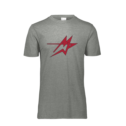 [FTSCUBGY-AS-LOGO1] Decker Men's Tri-Blend T-Shirt - Short Sleeve (Adult S, Gray, Logo 1)