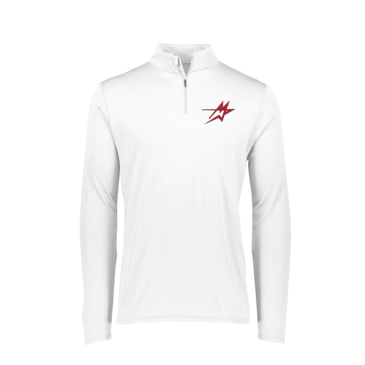 [FTLQFLWH-FAXS-LOGO1] Decker Women's Flex-Lite 1/4 Zip Shirt (Female Adult XS, White, Logo 1)