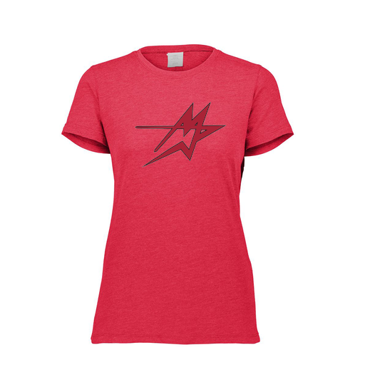 [3067.V96.XS-LOGO1] Ladies Ultra-blend T-Shirt (Female Adult XS, Red, Logo 1)