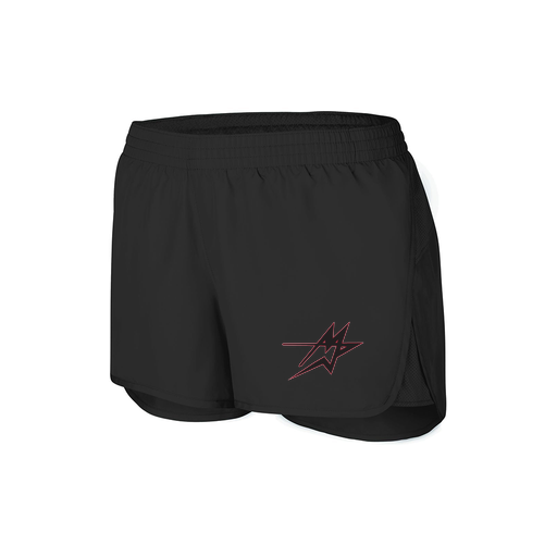 [2430.080.XS-LOGO2] Women's Performance Shorts (Female Adult XS, Black, Logo 2)