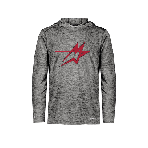 [FOLHCGBK-AS-LOGO1] Decker Men's Charge Hoodie (Adult S, Black, Logo 1)