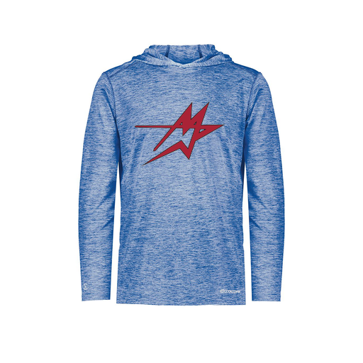 [FOLHCGRY-AS-LOGO1] Decker Men's Charge Hoodie (Adult S, Royal, Logo 1)