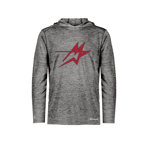 [FOLHCGBK-YS-LOGO1] Decker Youth Charge Hoodie (Youth S, Black, Logo 1)