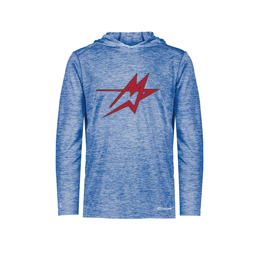 [FOLHCGRY-YS-LOGO1] Decker Youth Charge Hoodie (Youth S, Royal, Logo 1)