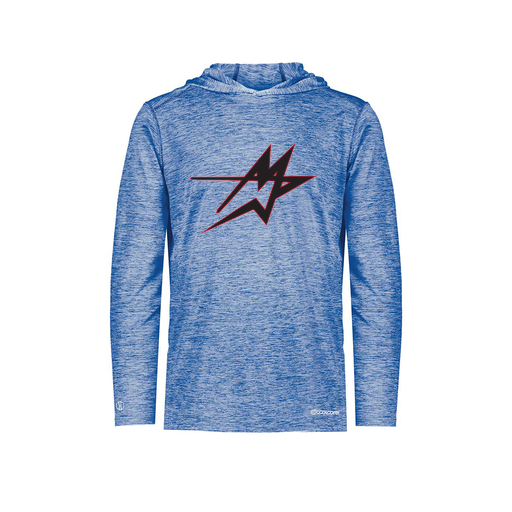 [FOLHCGRY-YS-LOGO2] Decker Youth Charge Hoodie (Youth S, Royal, Logo 2)