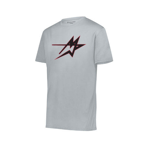 [222818.099.S-LOGO2] Men's Movement Dri Fit Shirt (Adult S, Silver, Logo 2)