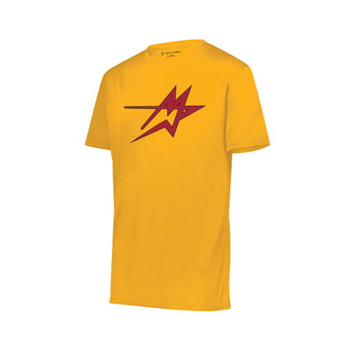 [222818.025.S-LOGO1] Men's Movement Dri Fit Shirt (Adult S, Athletic Gold, Logo 1)