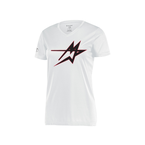 [222820.005.S-LOGO2] Ladies Movement Dri Fit Shirt (Female Adult S, White, Logo 2)