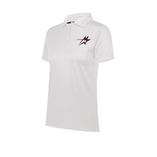 [222768.005.XS-LOGO2] Ladies Prism Polo (Female Adult XS, White, Logo 2)